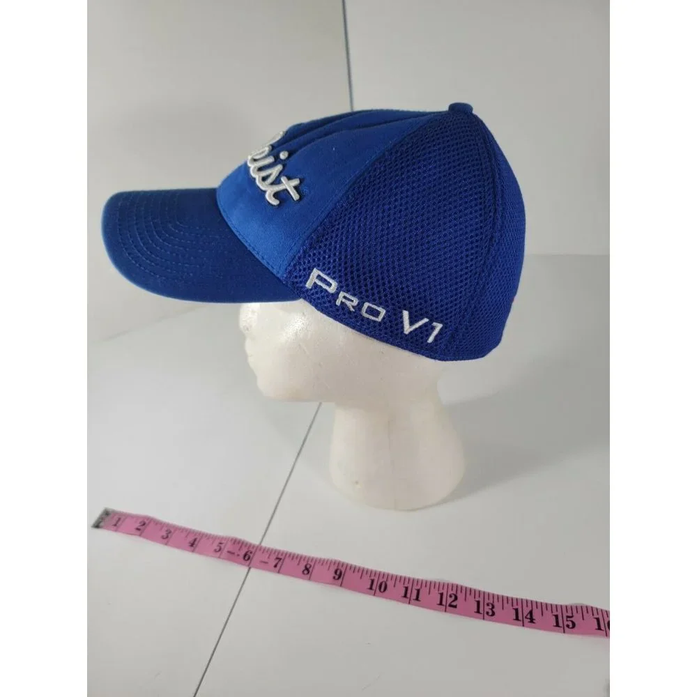 TITLEIST FootJoy Pro V1 Golf‎ Tour Baseball Hat Cap Fiitted Medium Large Blue